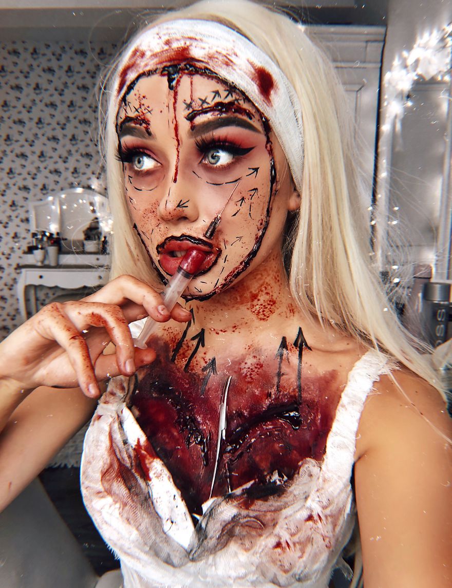 I Transform Myself With Halloween Makeup