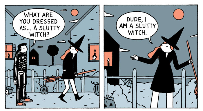 7 Hilariously Inappropriate Comics About A Slutty Witch