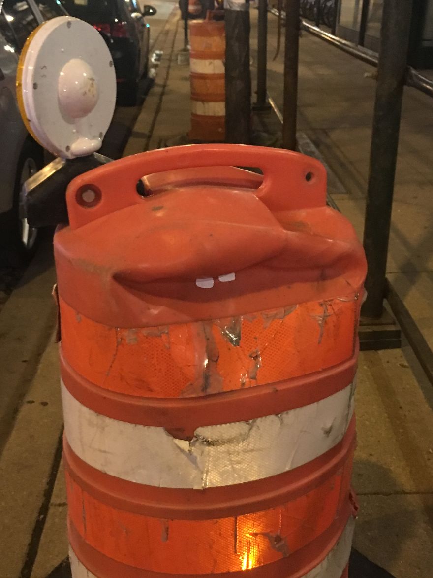 I Transform Public Objects Into Characters With Custom Designed Stickers