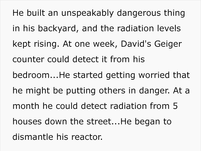 This 17 Y.O. Boy Scout Built A Nuclear Reactor In His Mom’s Backyard 20 Years Ago That Made The Neighborhood Radioactive