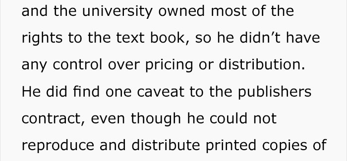 Professor Sick Of Textbook Publishers Charging Students Hundreds Of Dollars, Finds A Genius Loophole Professor Sick Of Textbook Publishers Charging Students Hundreds Of Dollars, Finds A Genius Loophole