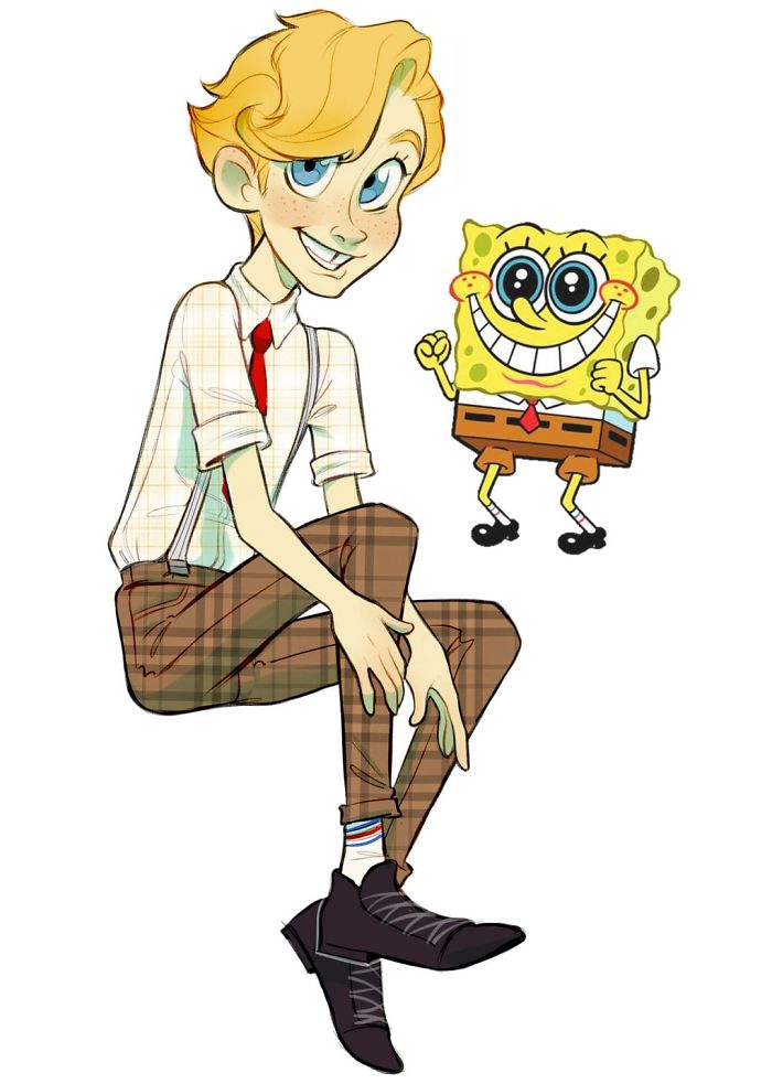Russian Artist Reimagines Spongebob Squarepants Characters As Humans, And You'll Love The Result Russian Artist Reimagines Spongebob Squarepants Characters As Humans, And You'll Love The Result
