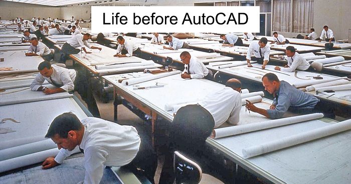 19 Amazing Vintage Photos That Show How People Worked Before AutoCAD