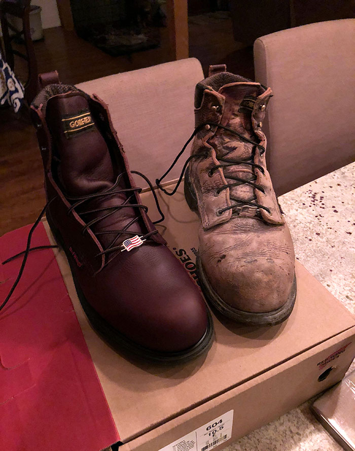 Same Boot. Three Years And 6000+ Hours Of Work Difference