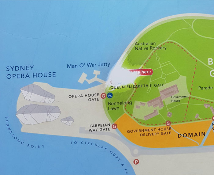 This Map's 'You Are Here' Has Been Worn Away From People Pointing It Out