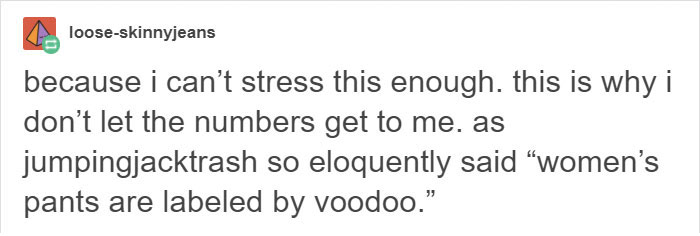 Woman Posts Pics Of Her Wearing Different Pant Sizes To Show What's Wrong With Fashion Industry