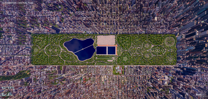 This Is How NYC Central Park Would Have Looked Based On A Rejected Design From 1858