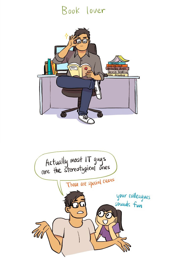 Artist Illustrates Her Relationship With 'IT Guy' In 13 Adorable Comics Artist Illustrates Her Relationship With 'IT Guy' In 13 Adorable Comics