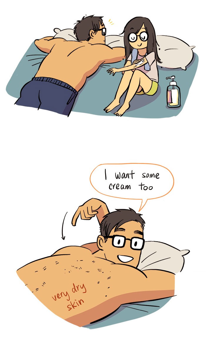 Artist Illustrates Her Relationship With 'IT Guy' In 13 Adorable Comics