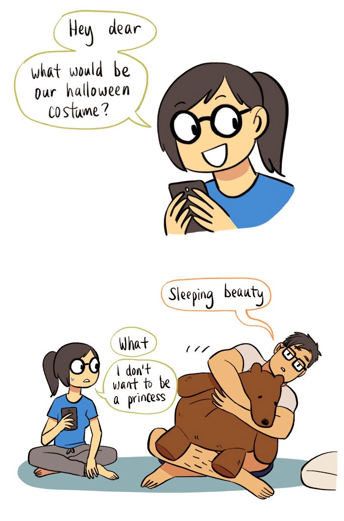 Artist Illustrates Her Relationship With 'IT Guy' In 13 Adorable Comics Artist Illustrates Her Relationship With 'IT Guy' In 13 Adorable Comics