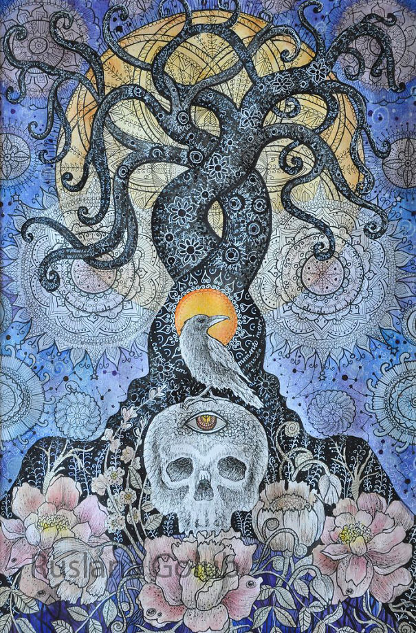 Spiritual Art. Watercolor Paintings By Ruslana Golub Spiritual Art. Watercolor Paintings By Ruslana Golub