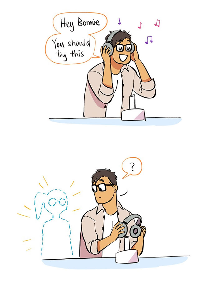 Artist Illustrates Her Relationship With 'IT Guy' In 13 Adorable Comics