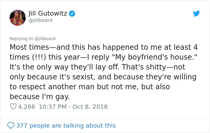 Woman Says That Situations Normal For Men Can Be Dangerous For Women, Sparks A Debate Woman Says That Situations Normal For Men Can Be Dangerous For Women, Sparks A Debate