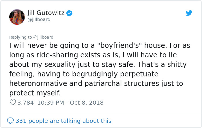 Woman Says That Situations Normal For Men Can Be Dangerous For Women, Sparks A Debate Woman Says That Situations Normal For Men Can Be Dangerous For Women, Sparks A Debate