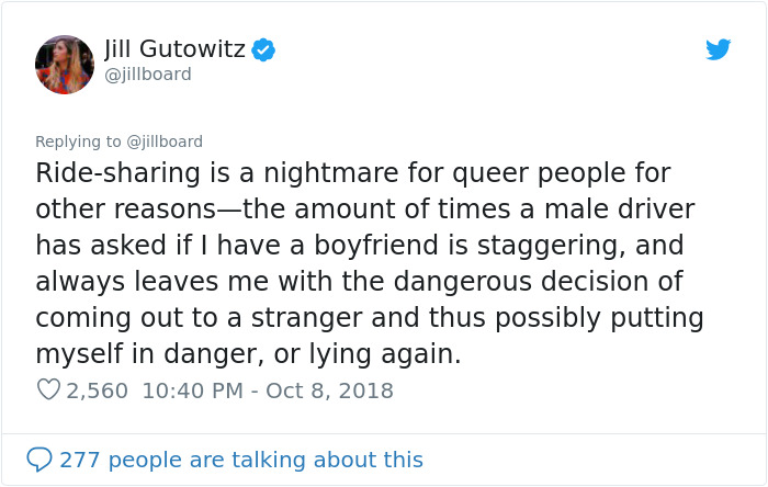 Woman Says That Situations Normal For Men Can Be Dangerous For Women, Sparks A Debate Woman Says That Situations Normal For Men Can Be Dangerous For Women, Sparks A Debate