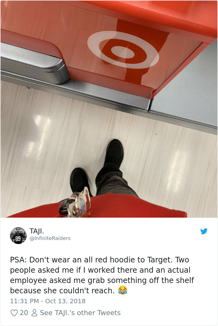 16 Hilarious Times People Made The Mistake Of Wearing Red To Target 16 Hilarious Times People Made The Mistake Of Wearing Red To Target