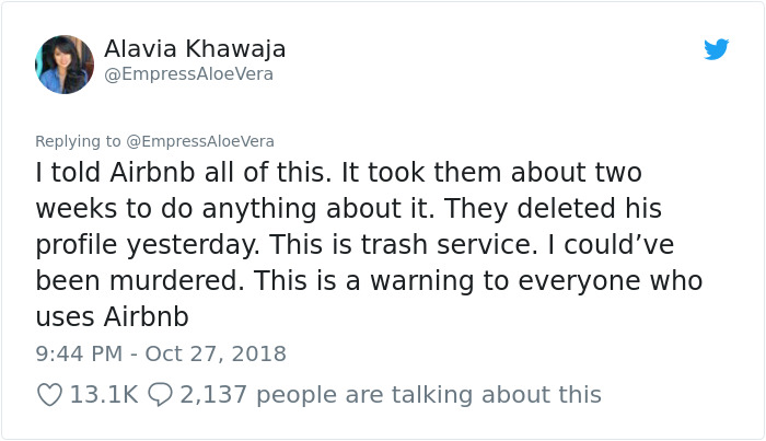 Woman Shares Her Terrible Experience As An Airbnb Host, And It Shows How Dangerous It Can Be Woman Shares Her Terrible Experience As An Airbnb Host, And It Shows How Dangerous It Can Be