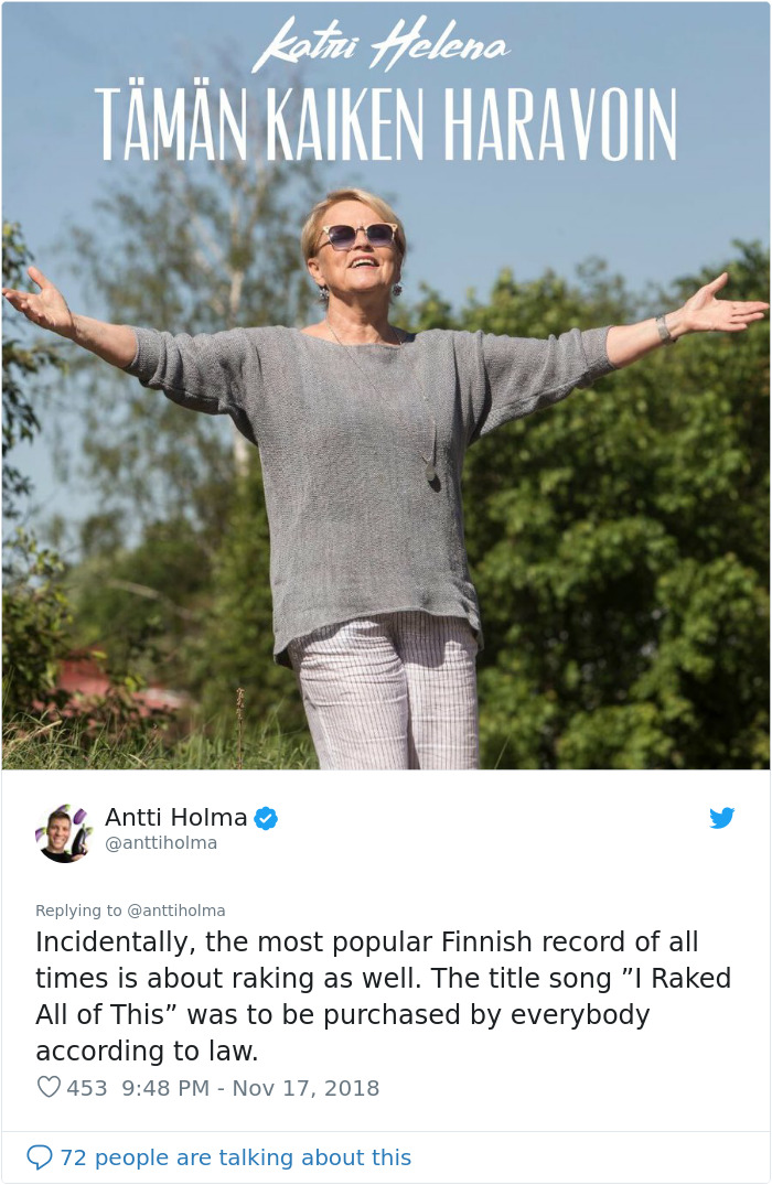 Finns-Troll-Trump-Raking-Leaves-Wildfire-Prevention