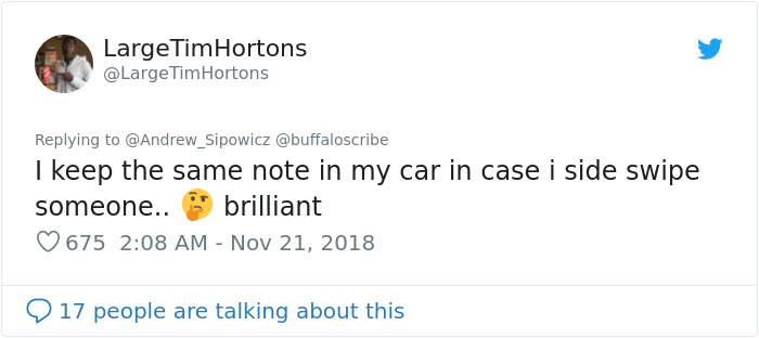 Guy Notices That Someone Hit And Run His Car, Finds A Hilarious Note From A 6th Grader Guy Notices That Someone Hit And Run His Car, Finds A Hilarious Note From A 6th Grader