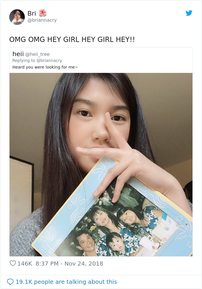 Girl Shares A Photo Of A Friend She Hasn't Seen In 12 Years, And It Gets 100.000 Retweets Overnight