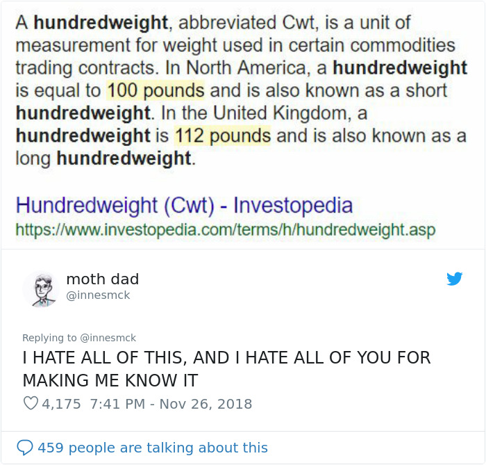 30-Year-Old Just Discovered How Ridiculous The Imperial System Is, Can't Believe Not Everyone Is Using The Metric System 30-Year-Old Just Discovered How Ridiculous The Imperial System Is, Can't Believe Not Everyone Is Using The Metric System