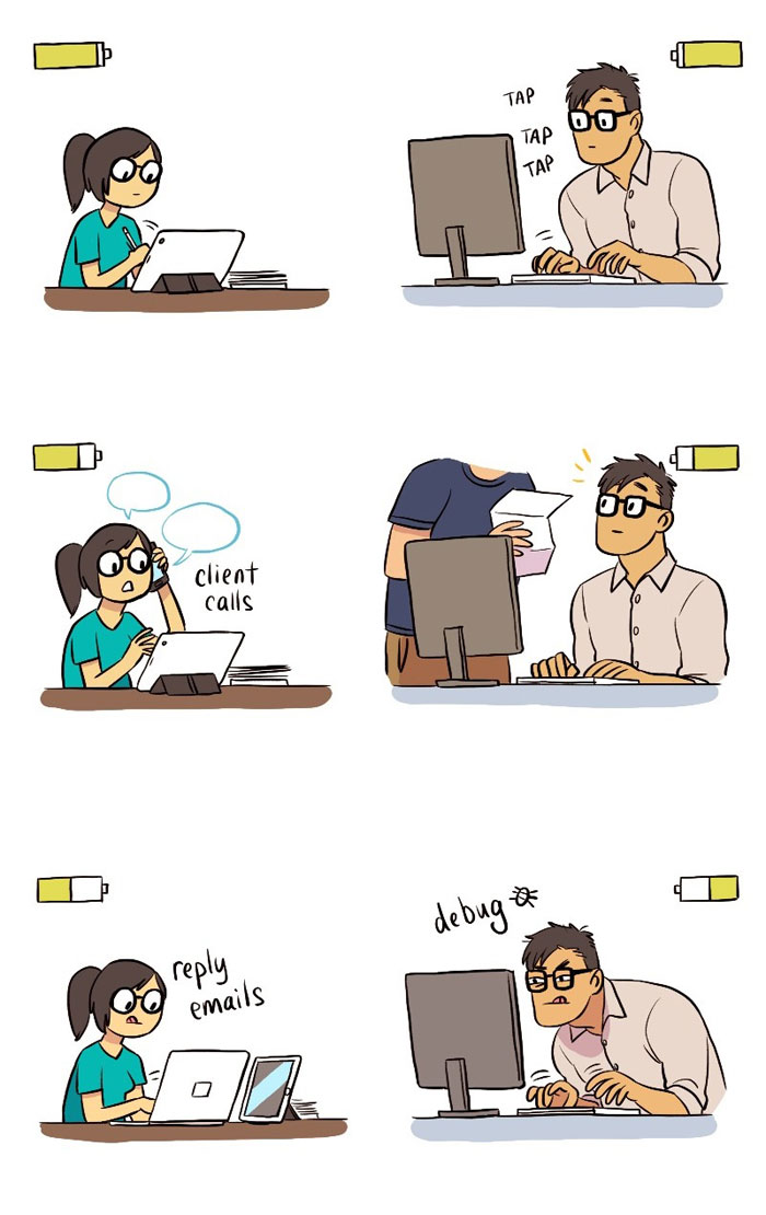 Artist Illustrates Her Relationship With 'IT Guy' In 13 Adorable Comics Artist Illustrates Her Relationship With 'IT Guy' In 13 Adorable Comics