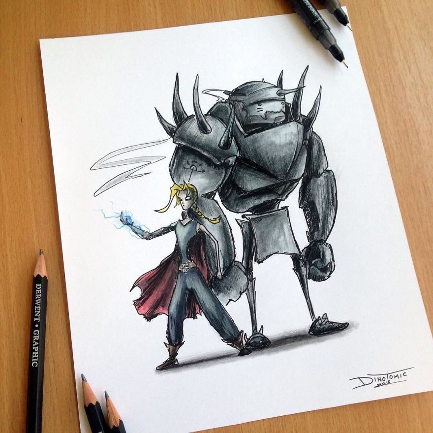 This Artist Transforms Your Favorite Character From Evil Beings That Will Destroy All Your Childhood Memories