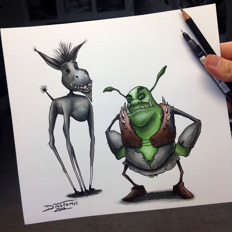 This Artist Transforms Your Favorite Character From Evil Beings That Will Destroy All Your Childhood Memories