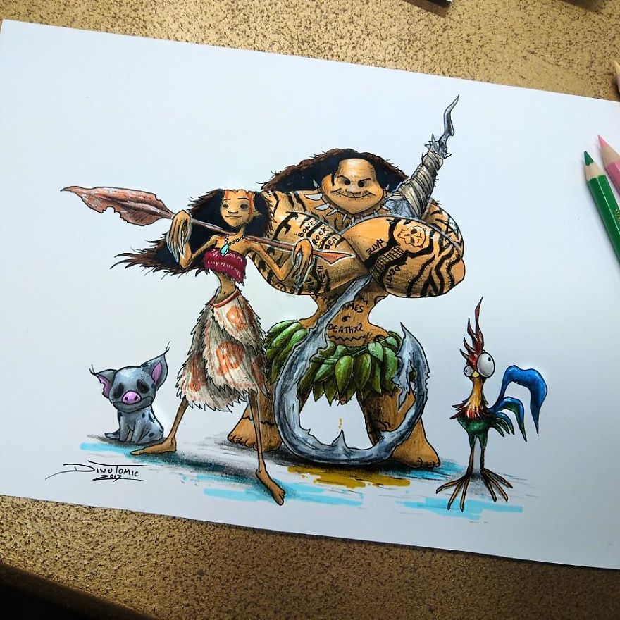 This Artist Transforms Your Favorite Character From Evil Beings That Will Destroy All Your Childhood Memories