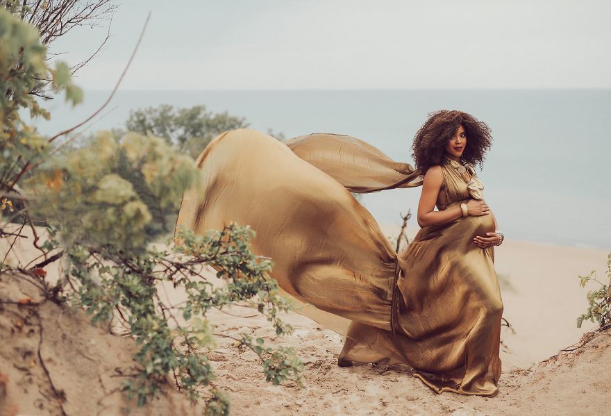 Maternity Pictures Inspired By A Fusion Of African Cultures