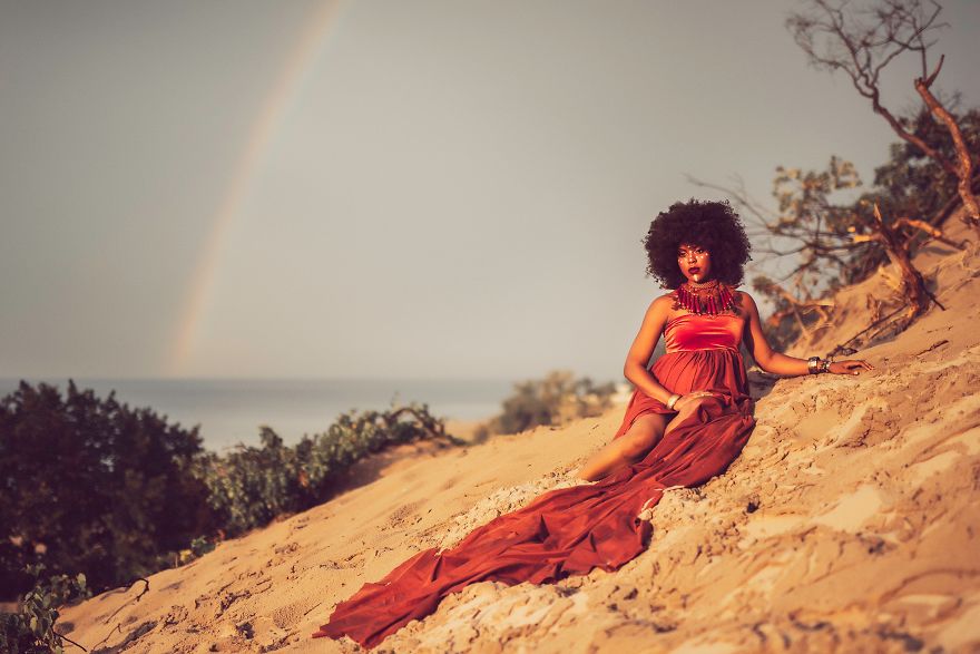 Maternity Pictures Inspired By A Fusion Of African Cultures