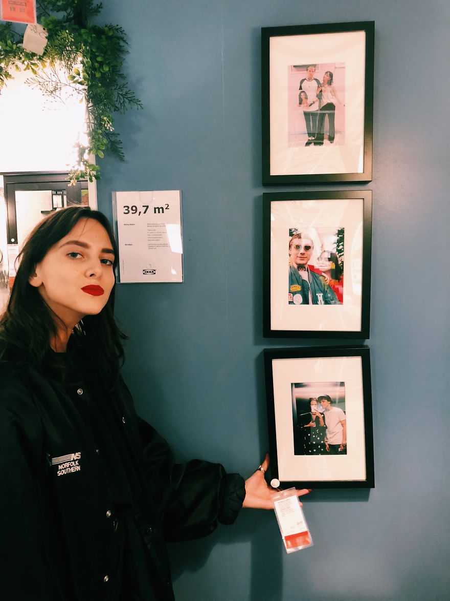 My Girlfriend And I Pranked IKEA By Replacing Boring Fake Stock Photos With Photos Of Ourselves