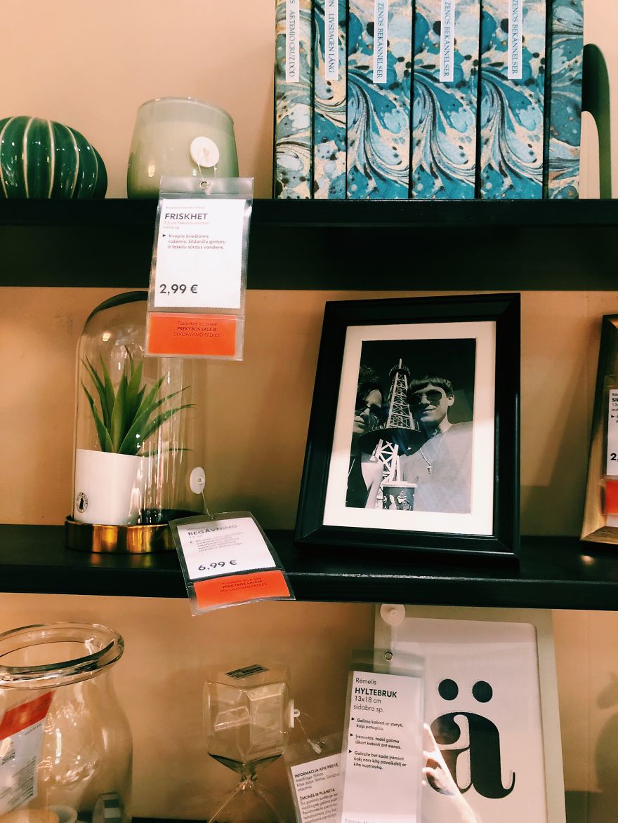 My Girlfriend And I Pranked IKEA By Replacing Boring Fake Stock Photos With Photos Of Ourselves