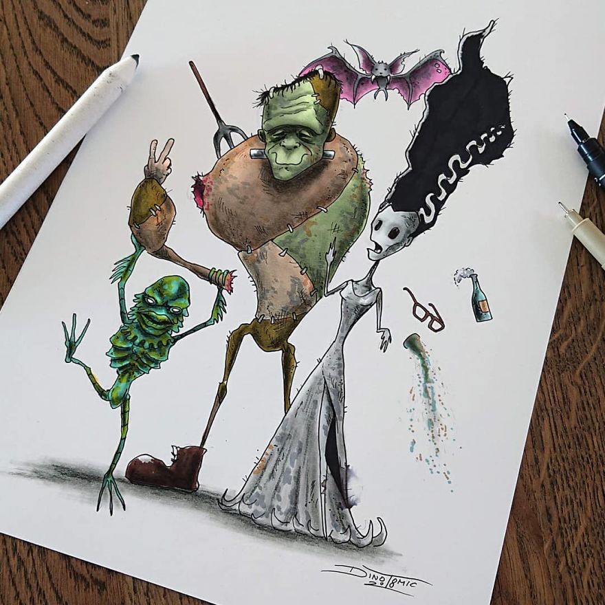 This Artist Transforms Your Favorite Character From Evil Beings That Will Destroy All Your Childhood Memories