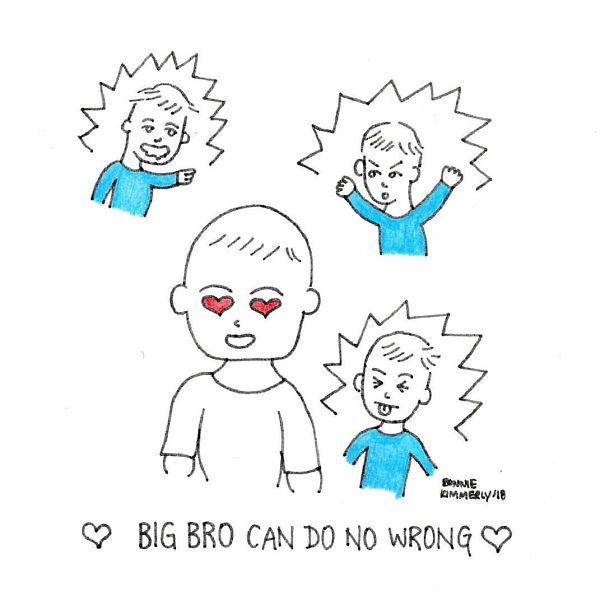 I Had A Second Baby And Started Drawing Again; These 10 Little Cartoons Capture Snippets Of Life With Two Boys
