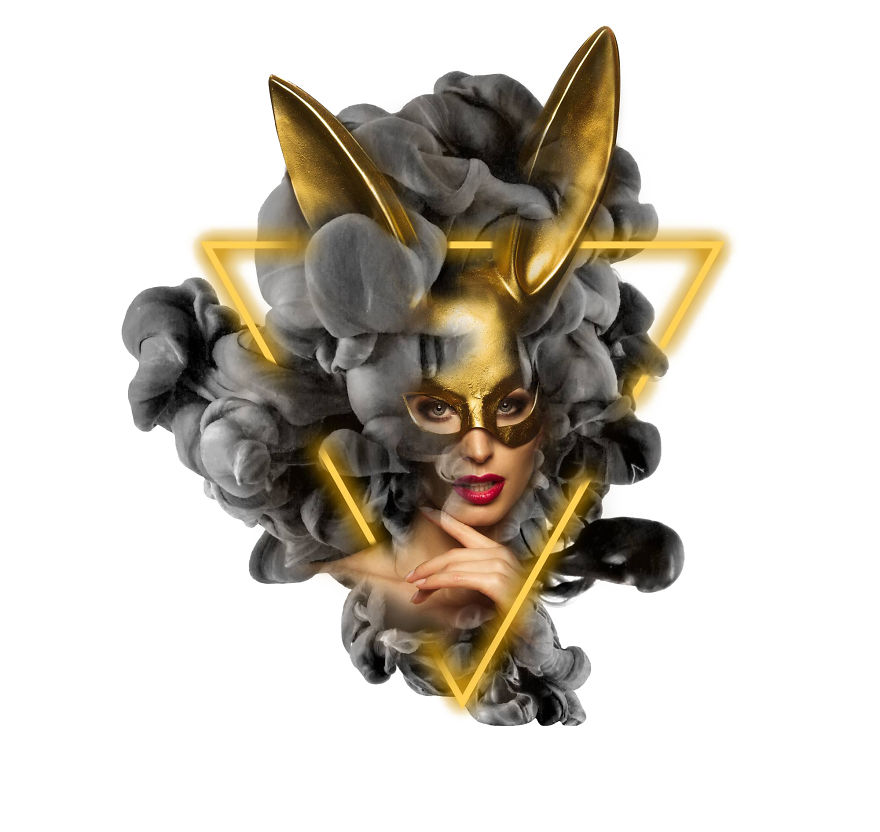 I Create Digital Artwork Using A Technique Called "Double Exposure" To Cope With Trauma In My Life