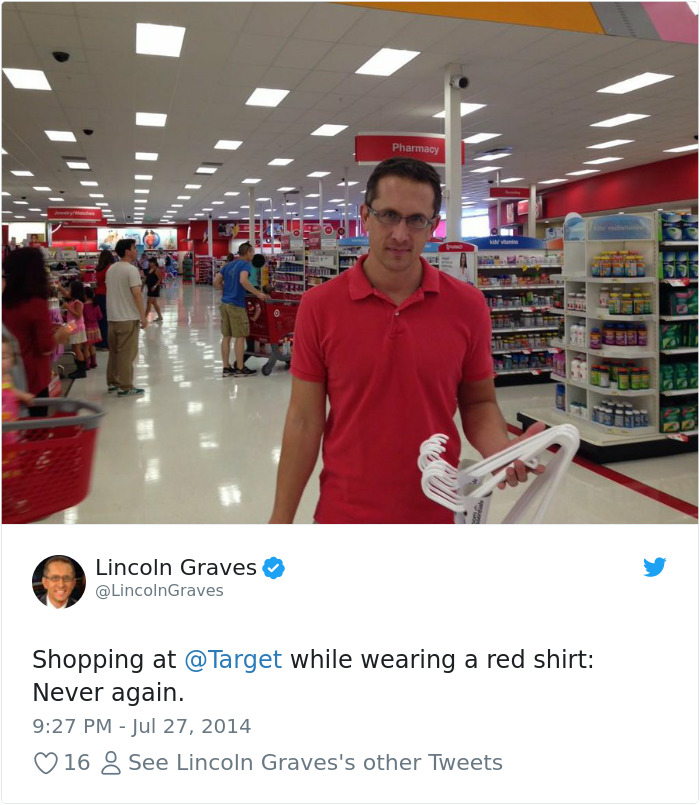 16 Hilarious Times People Made The Mistake Of Wearing Red To Target 16 Hilarious Times People Made The Mistake Of Wearing Red To Target