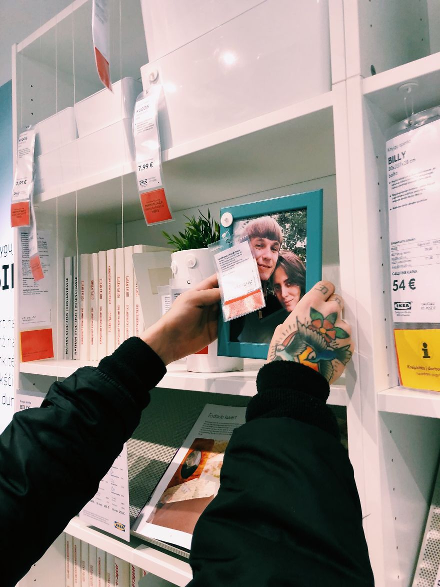 My Girlfriend And I Pranked IKEA By Replacing Boring Fake Stock Photos With Photos Of Ourselves My Girlfriend And I Pranked IKEA By Replacing Boring Fake Stock Photos With Photos Of Ourselves