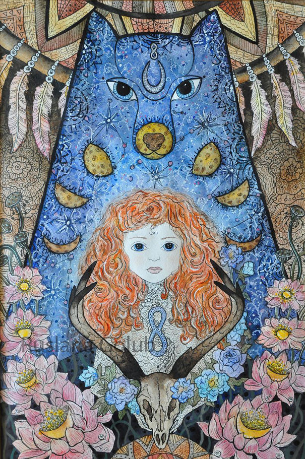 Spiritual Art. Watercolor Paintings By Ruslana Golub Spiritual Art. Watercolor Paintings By Ruslana Golub