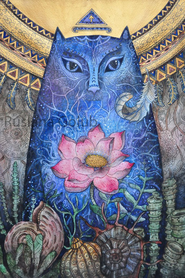 Spiritual Art. Watercolor Paintings By Ruslana Golub Spiritual Art. Watercolor Paintings By Ruslana Golub