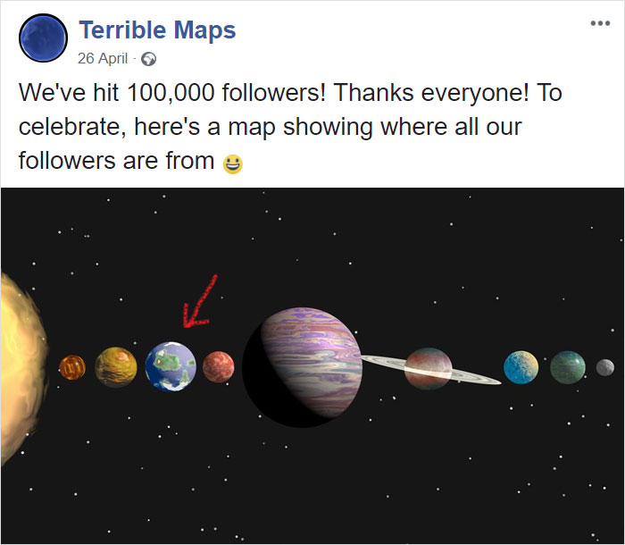 Here's A Map Showing Where All Our Followers Are From
