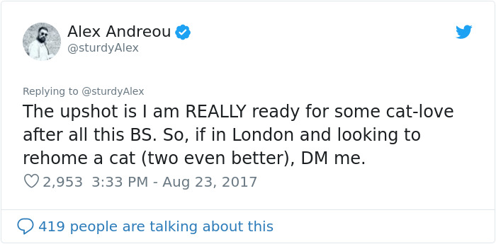 Gay Man Gets Turned Down From Adopting A Rescue Cat, So He Shares The Texts Online Gay Man Gets Turned Down From Adopting A Rescue Cat, So He Shares The Texts Online