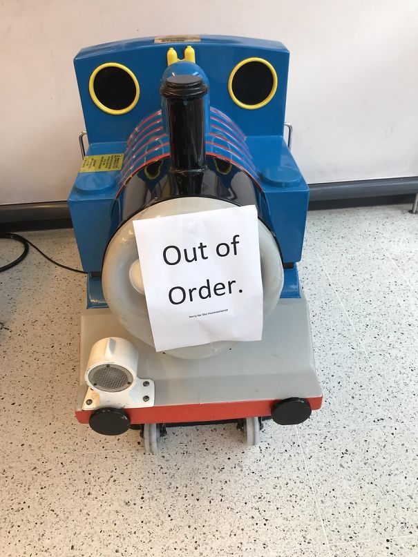 Carry An ‘Out Of Order’ Sign In Your Wallet At All Times In Case You Encounter An Unexpected Delay Machine