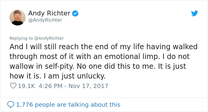 Someone Says "Depression Is A Choice", And Andy Richter's Response Is Brilliant Someone Says "Depression Is A Choice", And Andy Richter's Response Is Brilliant