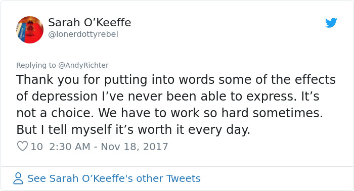 Someone Says "Depression Is A Choice", And Andy Richter's Response Is Brilliant Someone Says "Depression Is A Choice", And Andy Richter's Response Is Brilliant