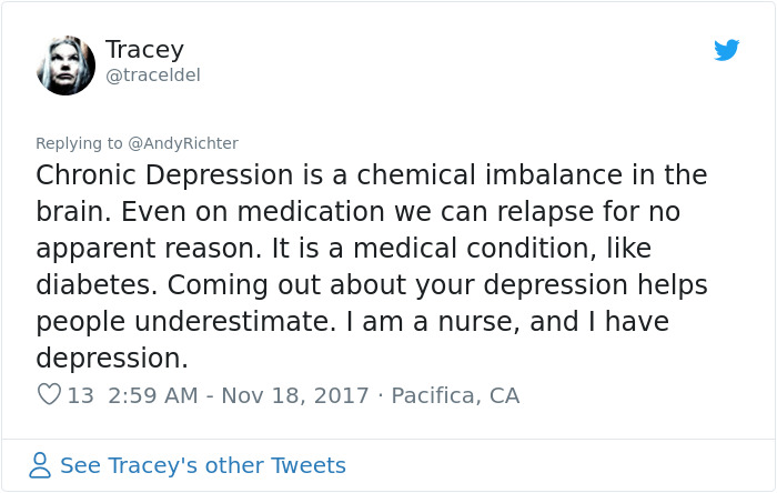 Someone Says "Depression Is A Choice", And Andy Richter's Response Is Brilliant Someone Says "Depression Is A Choice", And Andy Richter's Response Is Brilliant