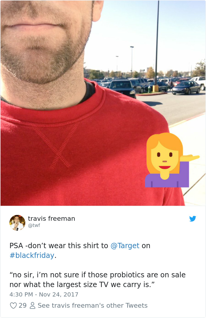 16 Hilarious Times People Made The Mistake Of Wearing Red To Target 16 Hilarious Times People Made The Mistake Of Wearing Red To Target
