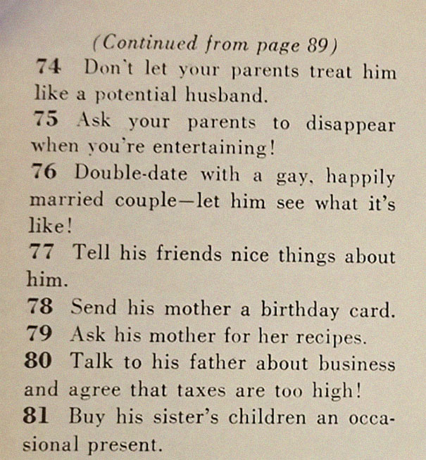 This '129 Ways to Get a Husband' Article From 1958 Shows How Much The World Has Changed This '129 Ways to Get a Husband' Article From 1958 Shows How Much The World Has Changed