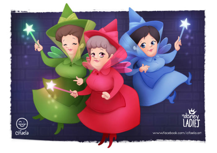 Three Good Fairies: Fauna, Flora And Merryweather