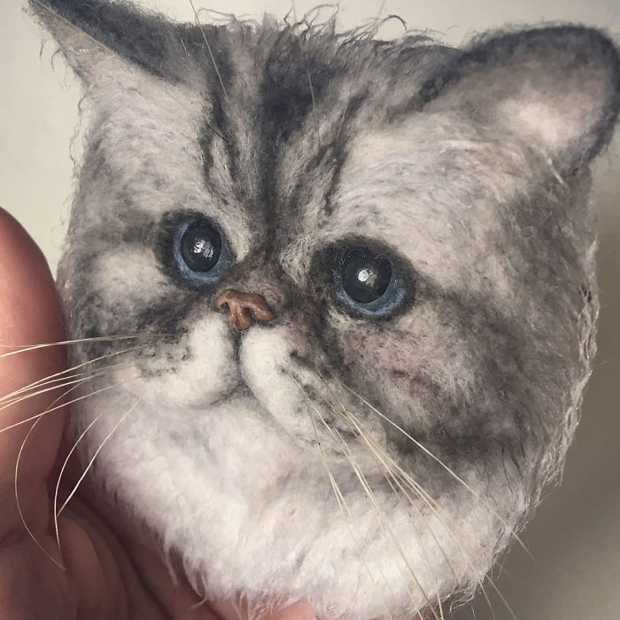 Artist Turns Wool Fibers Into Very Cute Animals